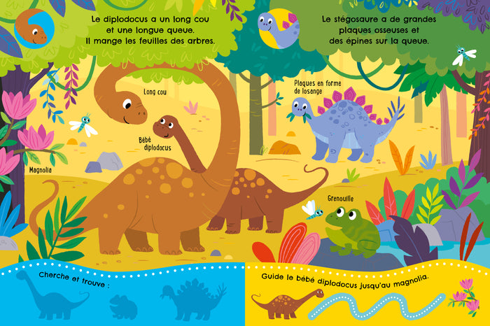 Les dinosaures - Ecoute, découvre et observe