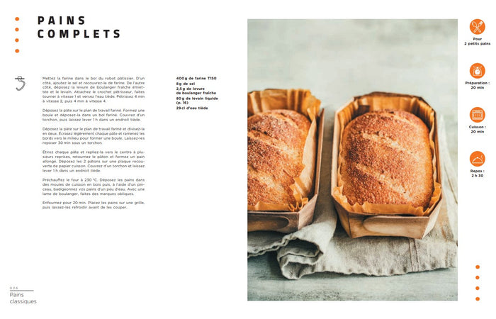 Pains & brioches - 1 robot, 70 recettes