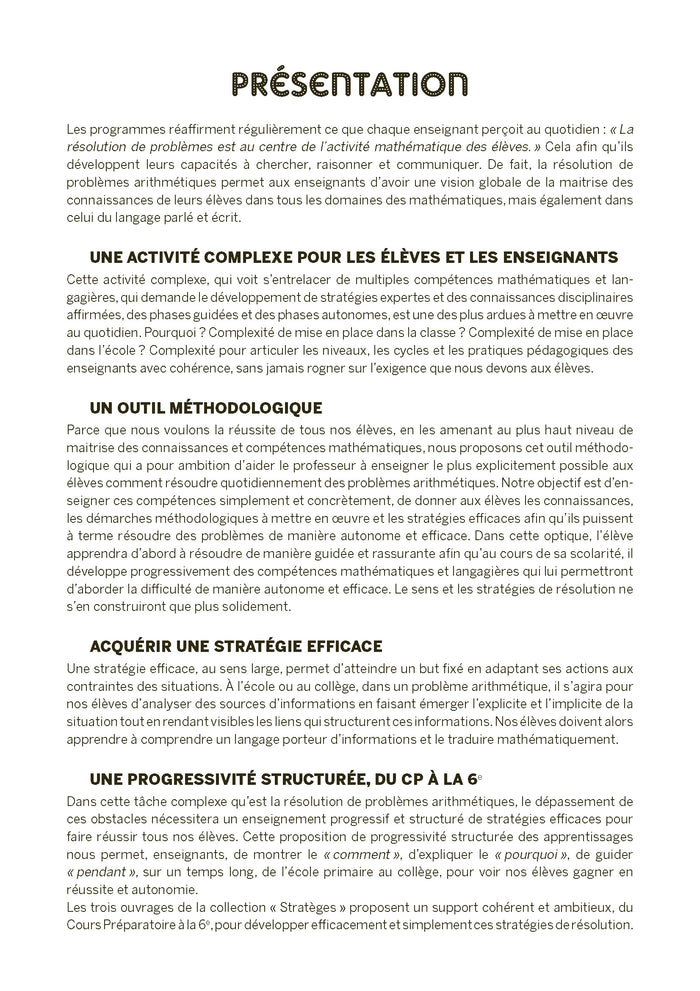 Résolution de problèmes mathématiques Niveau 1 + ressources numériques