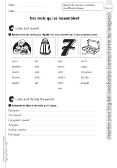 Anglais Cycle 3 Niveau 1