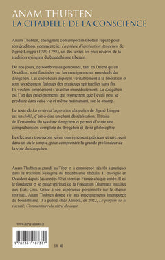 La citadelle de la conscience - Un commentaire de la prière d'aspiration Dzogchen de Jigmé Lingpa