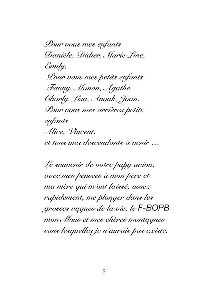 Des cimes et des ailes