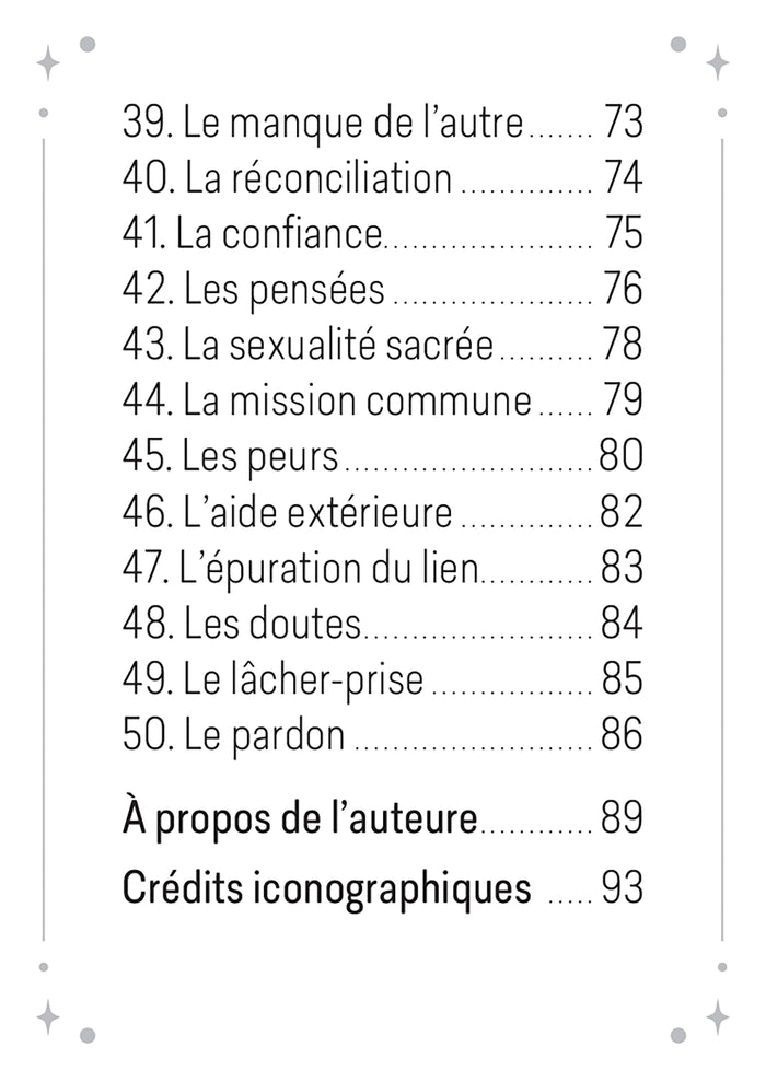 Le Pocket oracle des relations d'âmes