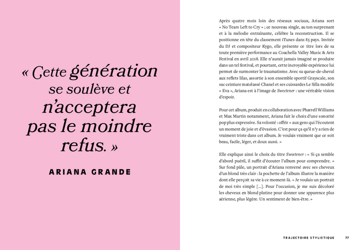 Ariana Grande, l'Histoire d'une Icône de la Mode