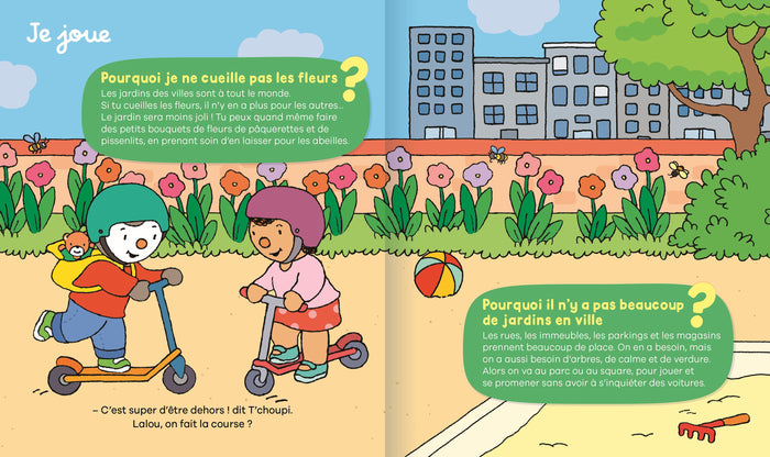Les pourquoi de T'choupi - le jardin