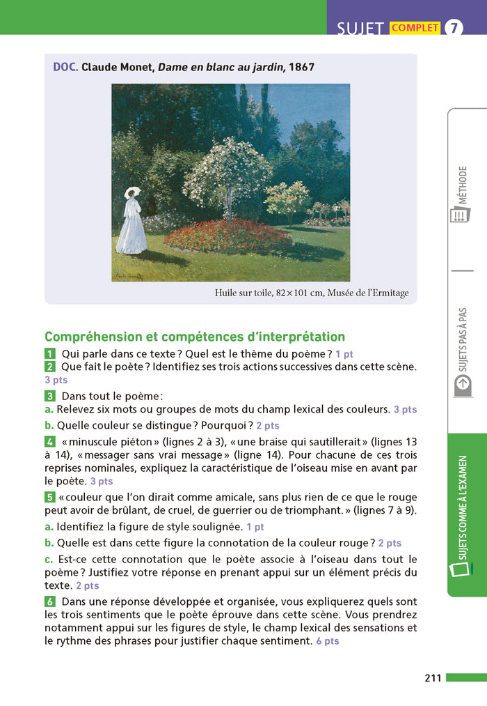 Annales Brevet Français 2026 - Corrigé