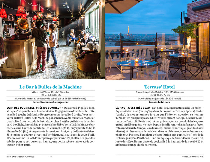 Paris bars et restos planqués