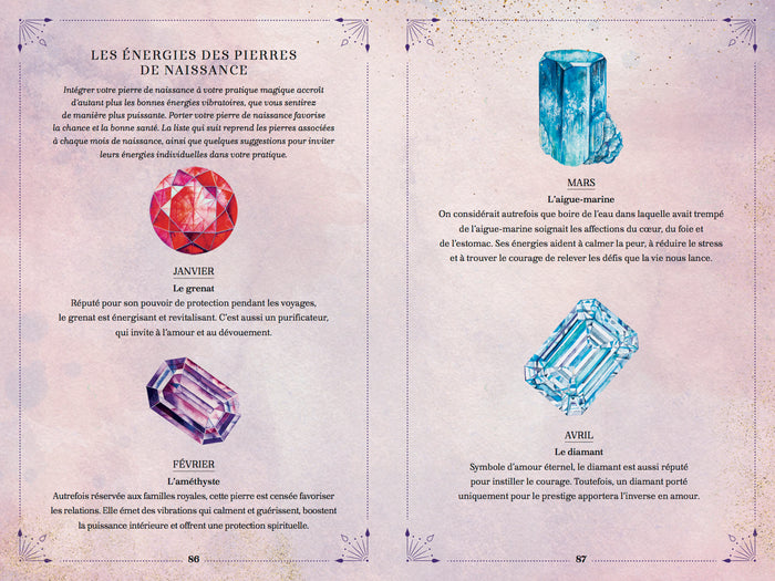 Le pouvoir magique des cristaux