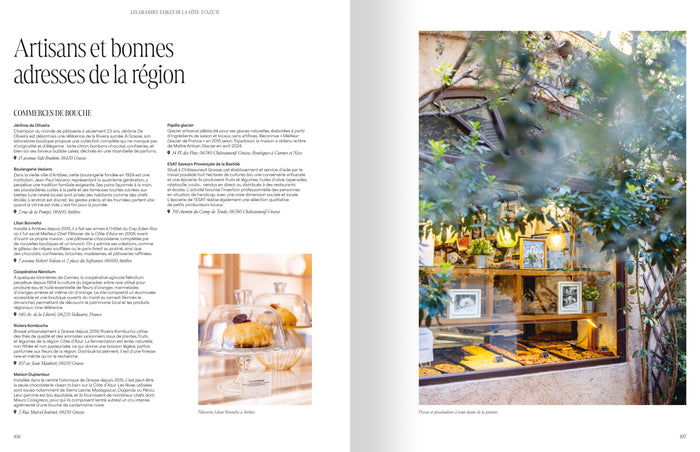 Les grandes tables de la côte d'Azur - Recettes, produits et récits de Hyères à Menton