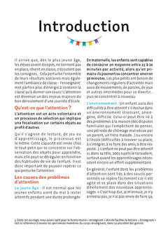Fiches pratiques pour...stimuler l'attention cycles 2 et 3 - Ulis
