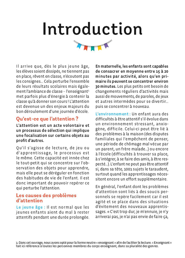 Fiches pratiques pour...stimuler l'attention cycles 2 et 3 - Ulis