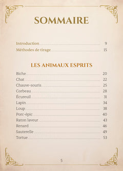 L'Oracle des Animaux de Lumière