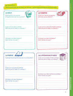 Mon journal de lecture - Lire avec plaisir et réussir le bac de français