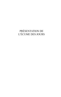 L'Écume des jours de Boris Vian (fiche de lecture et analyse complète de l'oeuvre)