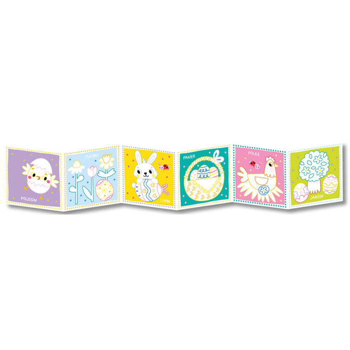 Livre accordéon - Mon pinceau magique - Pâques