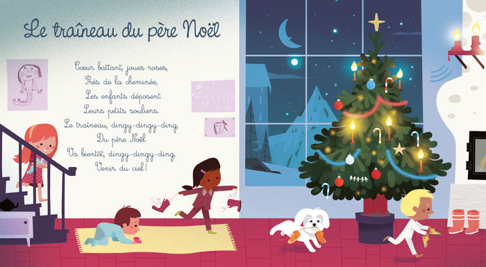 Mes plus belles chansons de Noël - Livre sonore avec 6 puces – Bébé dès 6 mois
