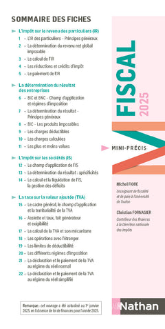 Fiscalité 2025