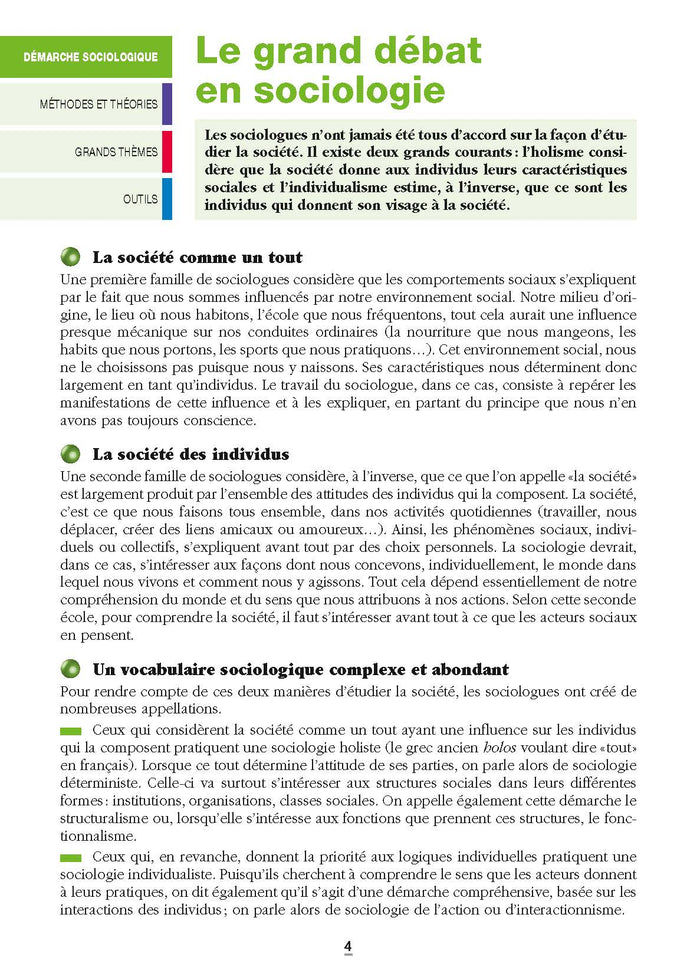 La sociologie - Repères pratiques
