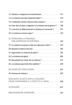 La violence en 25 dissertations