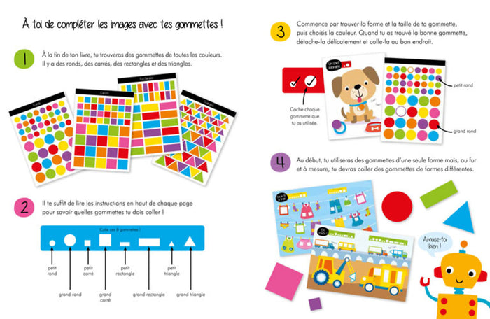 Mon grand livre de gommettes NED