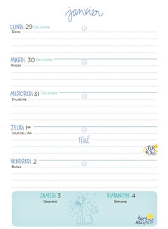 Joyeux Journal 2026 - Agenda