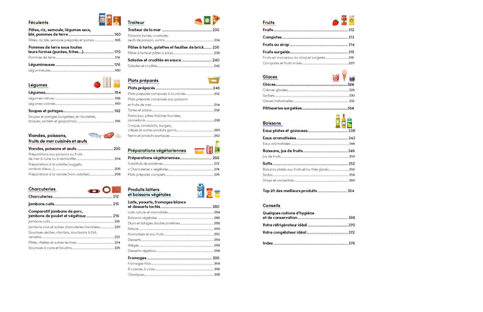 Guide d'achat pour bien manger - 500 produits décryptés