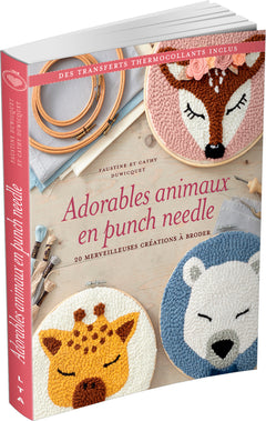 Adorables animaux en punch needle