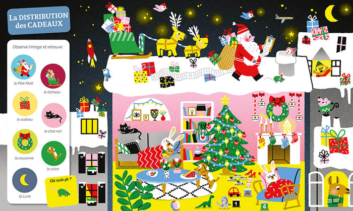 Cherche et trouve des tout-petits - à Noël