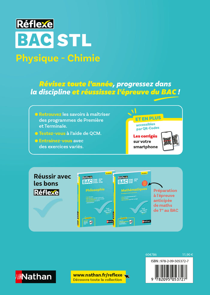 Mémo-labo Bac STL - Physique-Chimie 1re/ Tle - Réflexe
