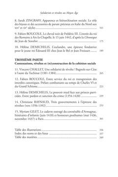 Solidarités et révoltes au Moyen Âge