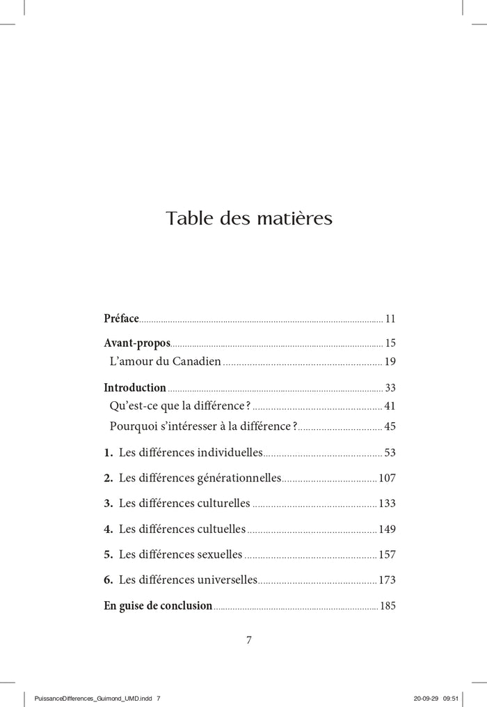 La puissance de nos différences