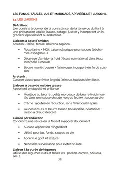 Mémo du Cuisinier