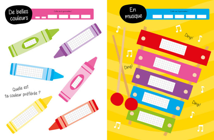 Mon grand livre de gommettes NED