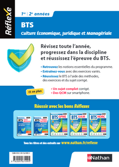 Guide - CEJM - Culture économique, juridique et managériale - BTS - Réflexe - 2024