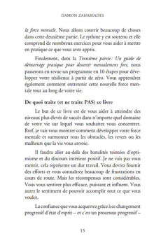 Développez votre force mentale