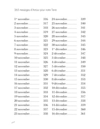 365 messages d'Amour pour notre Terre