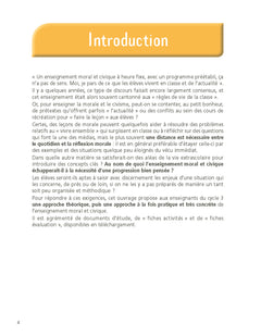 Enseignement moral et civique cycle 3 Programme 2024 + téléchargement