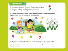 Les livres-ardoises - Je découvre les mois et les saisons