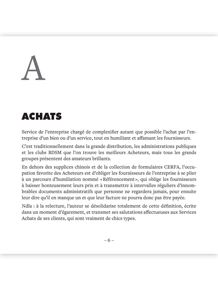 Full Corporate Bullshit - Grand dictionnaire illustré de l'entreprise