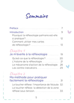 Mes cartes de réflexologie palmaire