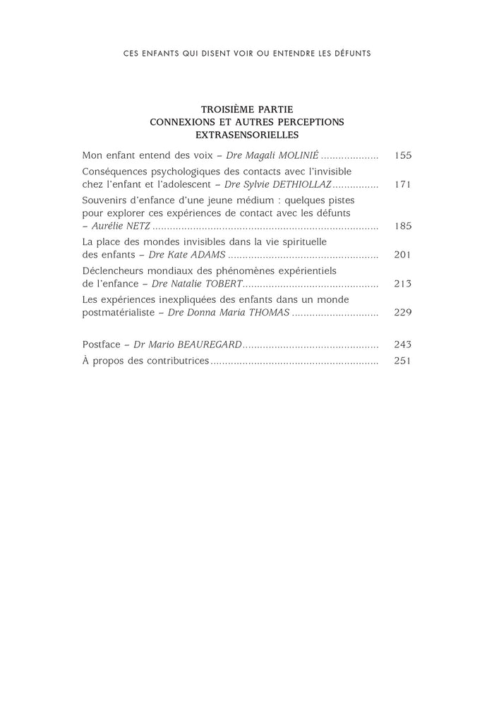 Ces enfants qui disent voir ou entendre des défunts