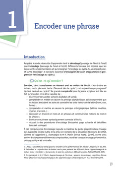 La préparation de l'écriture cycle 2