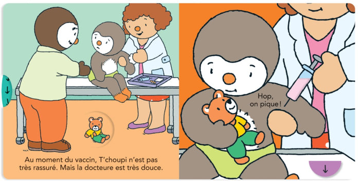 T'choupi va chez la docteure