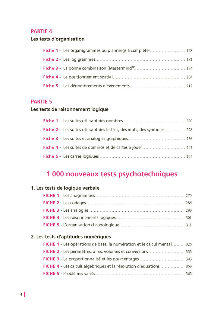 L'intégrale des tests psychotechniques