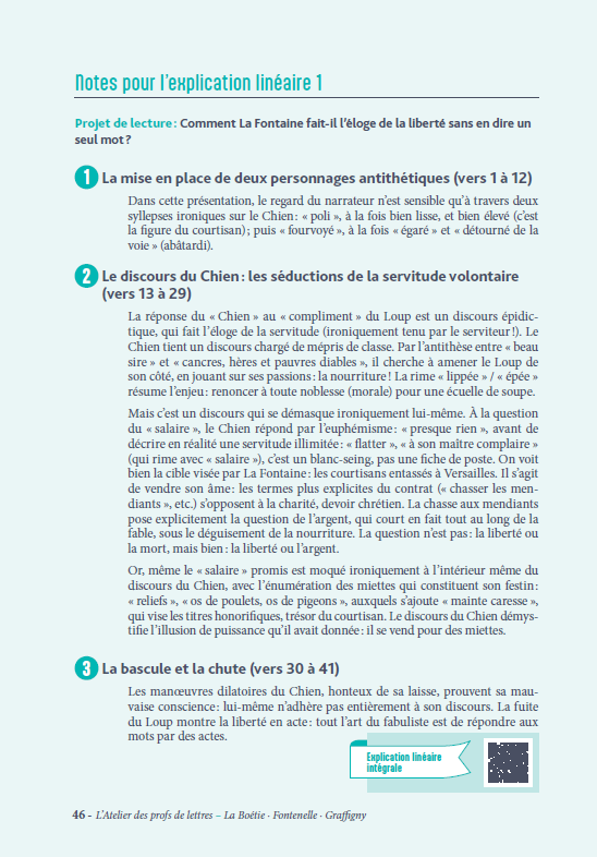 L'atelier des profs de lettres