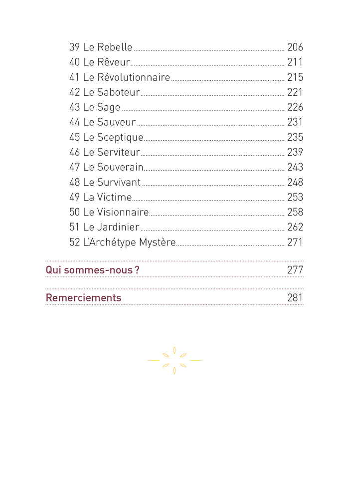 La voie de la connaissance intérieure - Les cartes des Archétypes