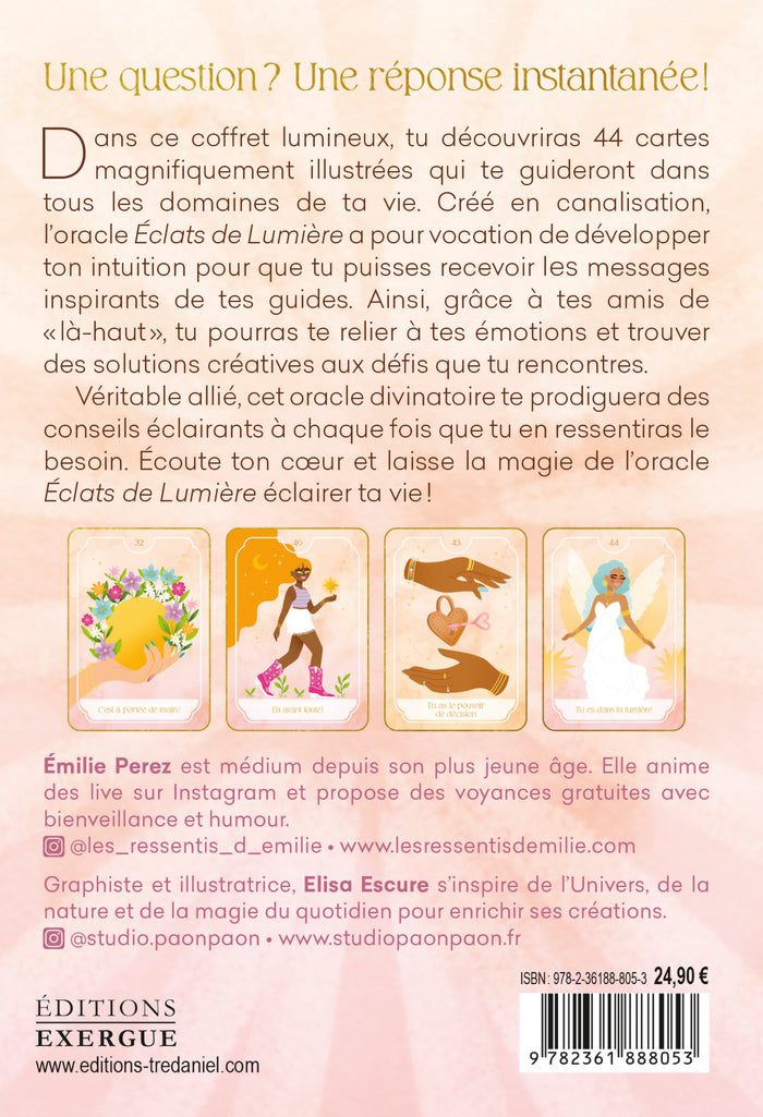 Eclats de lumière - Cartes oracle