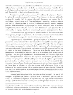 Psychologie des foules