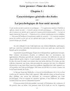 Psychologie des foules