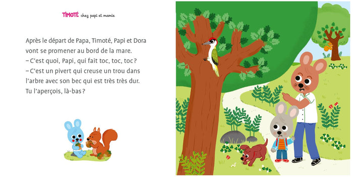 Timoté chez Papi et Mamie